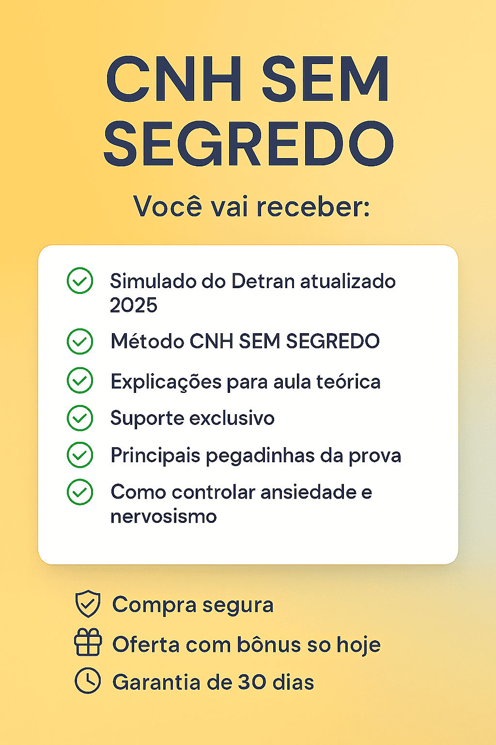 CNH Sem Segredo - Tudo que você vai receber